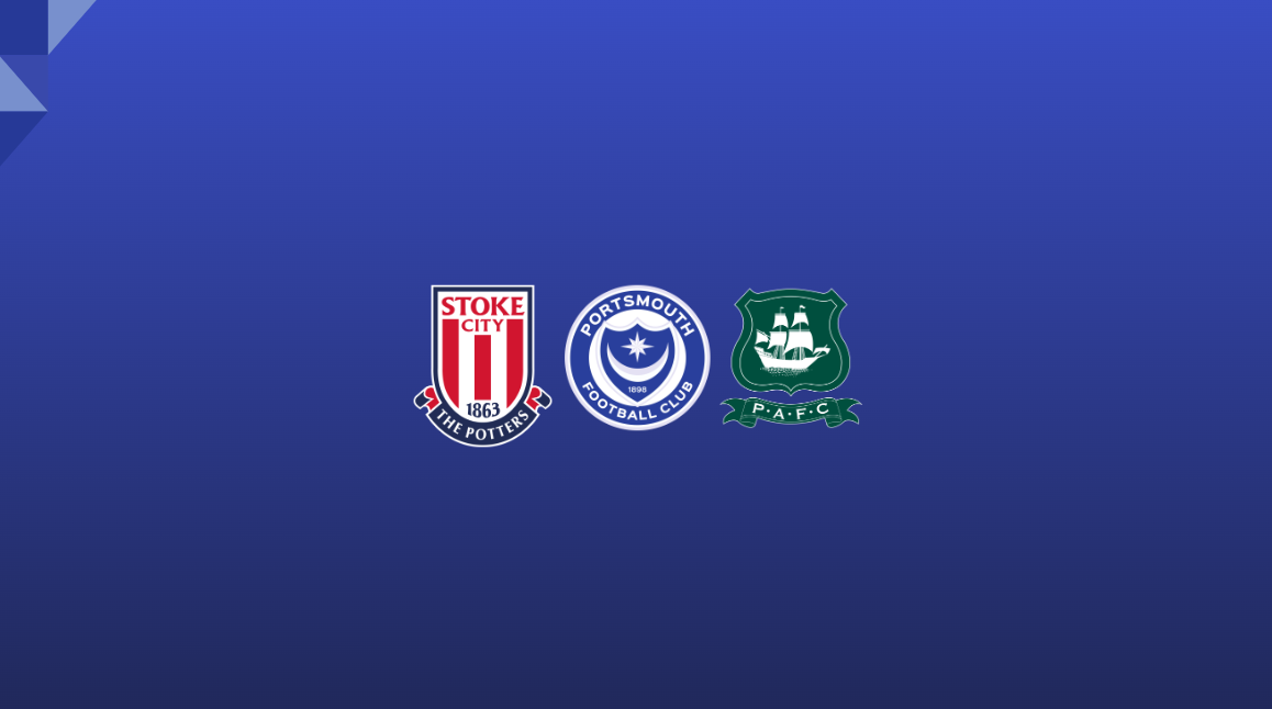 ON SALE: Stoke City, Portsmouth and Plymouth Argyle